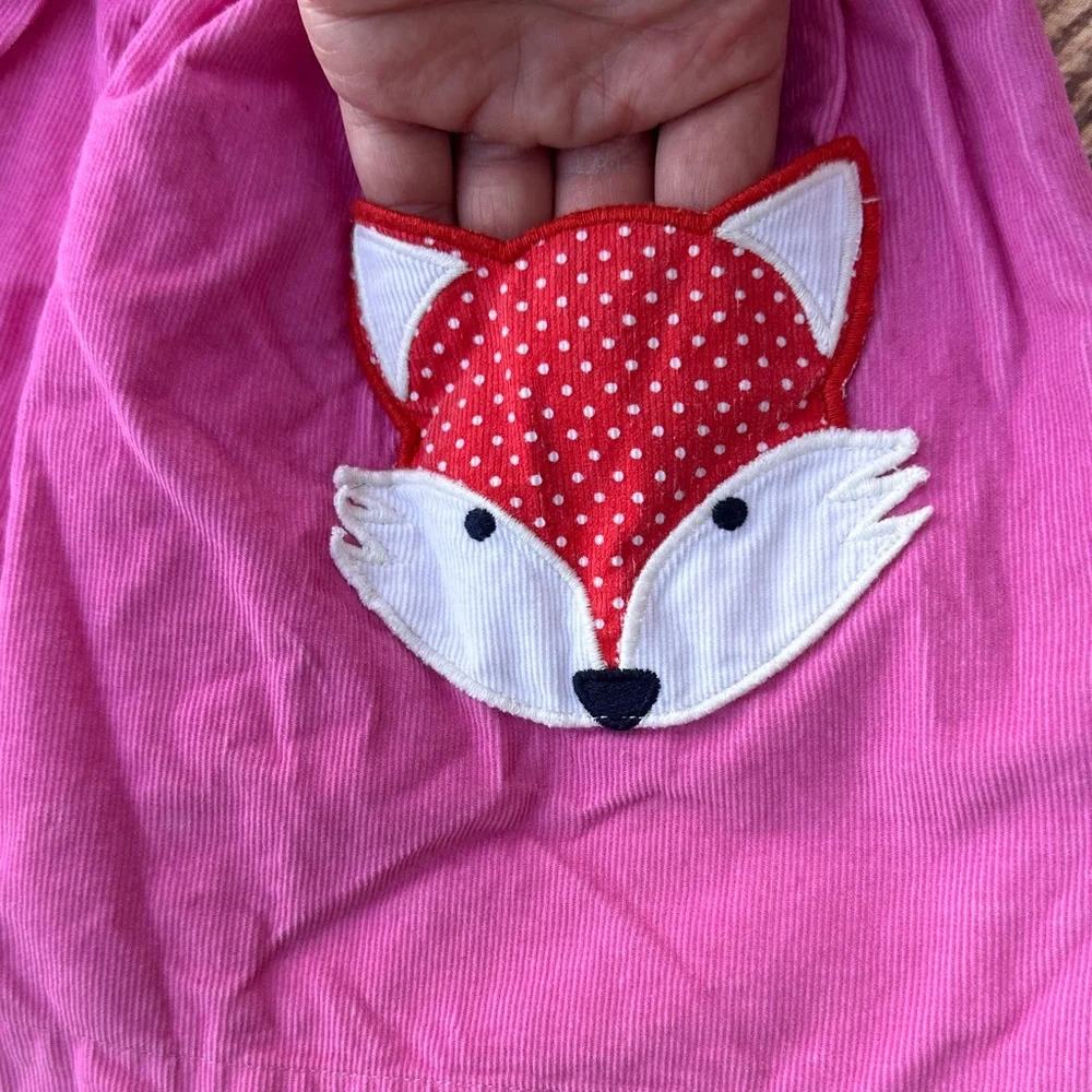 Mini Boden Vibrant Pink Fox Skirt - Picture 4 of 8